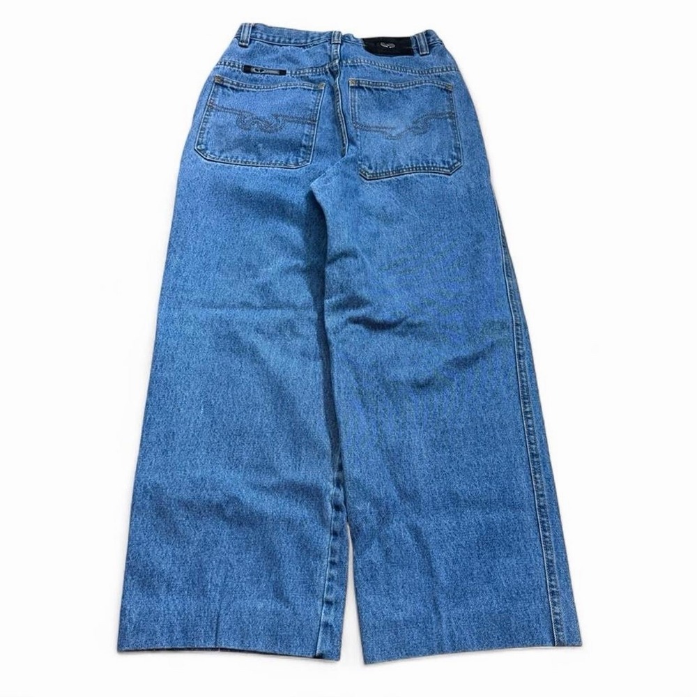 Vintage Wu Wear Baggy Jeans Hip Hop Skate Rap Grunge 90s Wide Leg Retro